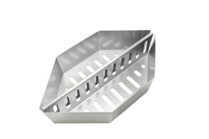 Primaster Holzkohlekörbe Edelstahl 38 x 22 cm 2 Stück