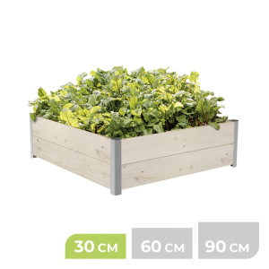 Bio Green BioGreen ModulMaxx Hochbeet Holz 75 x 75 x 30 cm