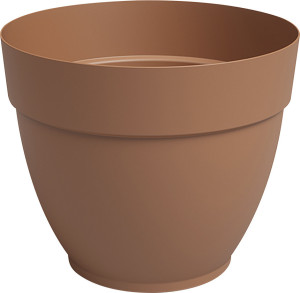 Artevasi Pflanztopf Capri Campana Kunststoff terrakotta matt Ø 25 x 21 cm