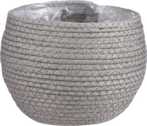Weitere Mica Übertopf Korb Jorck Ø 18 x 15 cm grau