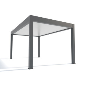 Wismar NFI Carport Grandlux 300 x 500 cm grau weiß