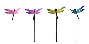 TrendLine Gartenstecker Metall Libelle sortiert 93 cm