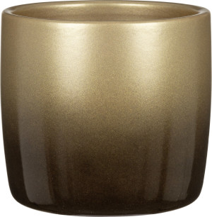 Scheurich Übertopf gold 13,5 x 13,5 cm Keramik