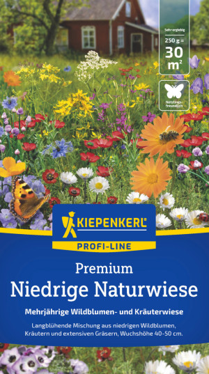 Kiepenkerl Profi-Line Saatgut Niedrige Naturwiese 250 g für ca. 30 m²