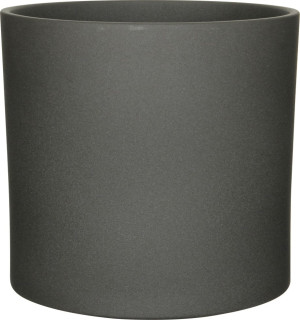 Mica Decorations Blumentopf Keramik Era Ø 32,5 x 31 cm dunkel grau