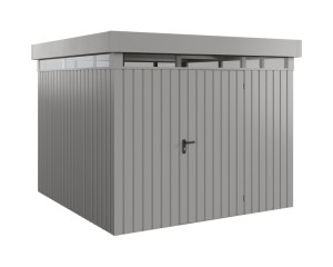 EcoStar Metallgerätehaus Euroline EFD10 LB graualuminium 262 x 262 cm 1-flg.