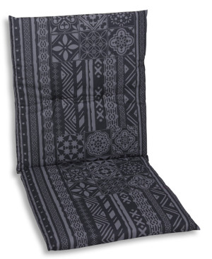 GO-DE Niederlehner-Auflage 98 cm x 48 cm x 5 cm, grau, anthrazit