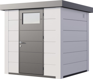 Telluria Gerätehaus Classico 2121 EW weiß 208 x 208 cm