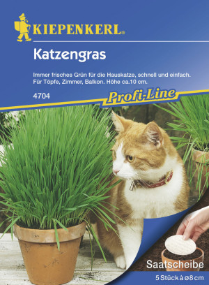 Kiepenkerl Katzengras Saatscheibe Inhalt reicht für 5 Saatscheiben