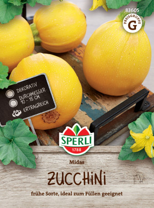 Sperli Saatgut Zucchini Midas F1 für ca. 8 Pflanzen