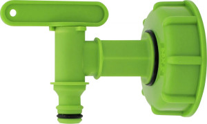 Graf Otto IBC Adapter 2 Zoll mit kleinem Hahn