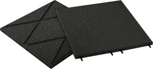 Weitere Fallschutzplatte 50 x 50 x 3 cm anthrazit
