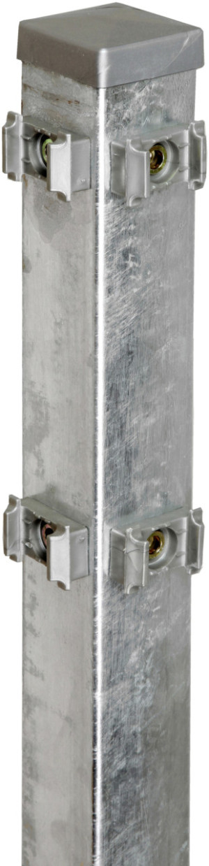 Floraworld Zauneckpfosten Comfort 140 x 4 x 4 cm feuerverzinkt