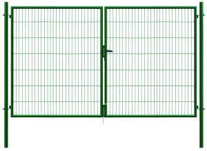 Floraworld Gartentor doppelflügelig Classic 300 x 175 cm moosgrün