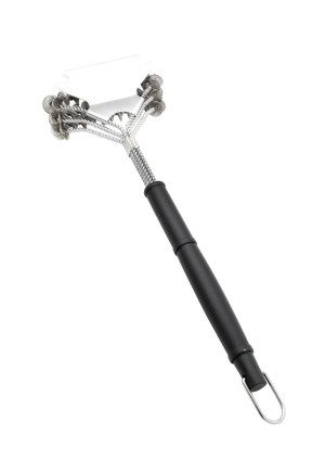 Primaster Grillbürste mit Kunststoffgriff Edelstahl 44 cm