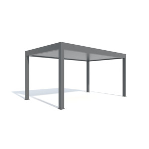 Wismar NFI Carport Grandlux 400 x 600 cm grau