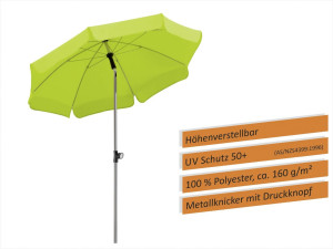 Schneider Schirme Schneider Sonnenschirm Locarno apfelgrün Ø 150 cm