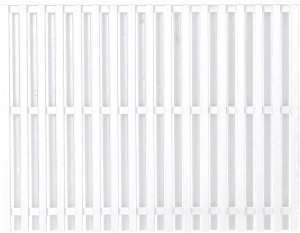 Plus Zaun Nagano 180 x 140 cm RAL 9010 Weiß