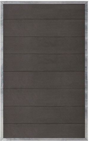 Plus Zaunelement Futura 90 x 145 cm WPC Schiefergrau