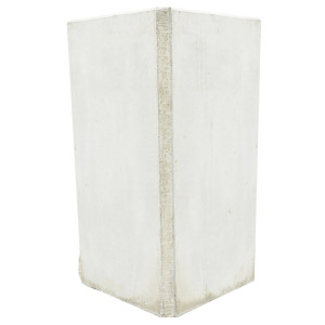 EHL L-Stein Ecke Beton 50 x 50 x 105 cm 2-teilig grau