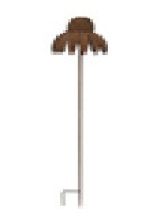 Flamingo Oldenburger Flamingo Gartenstecker Blume Metall 15 x 100 cm rostbraun