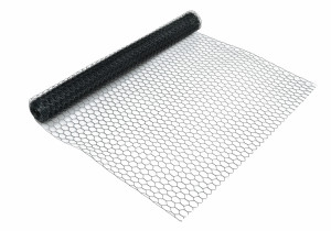Floraworld Maschendraht-Zaun 10 x 1 m 25 mm Maschenweite Stärke anthrazit