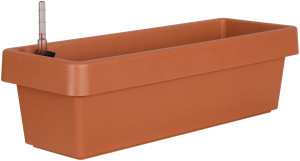 Geli Bewässerungsblumenkasten Viva Kunststoff terrakotta 60 cm