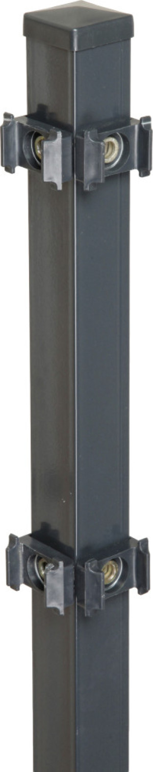 Floraworld Zauneckpfosten Classic 125 x 4 x 4 cm anthrazit