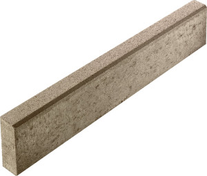 Kann Tiefbordstein 100 x 20 x 8 cm braun