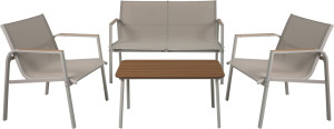 Primaster Gartenmöbel-Set Costa Polyester/Stahl