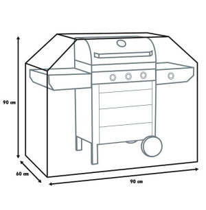 Primaster Atmungsaktive Schutzhülle für Gasgrills 90 x 60 x 90 cm