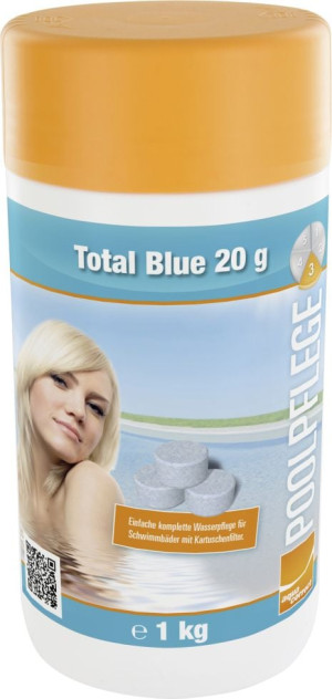 Steinbach Poolpflege Total Blue Chlorprodukt 1 kg Tabletten,löslich