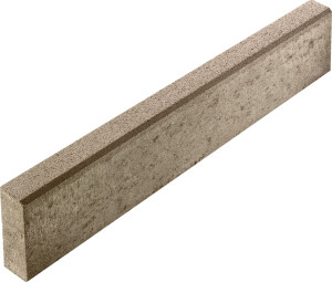 Kann Tiefbordstein 100 x 20 x 8 cm braun
