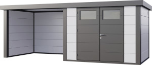 Telluria Gerätehaus Classico Lounge S 3024 links weiß