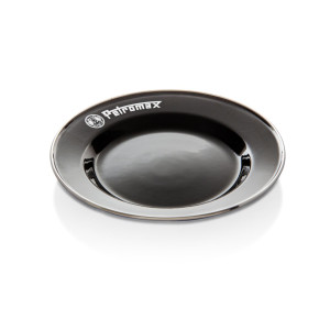 Petromax Teller Emaille 2er Set 22 cm schwarz