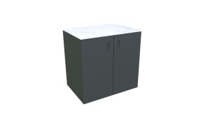 Bellano Living Element für Outdoorküchen inkl. 2 Türen anthrazit