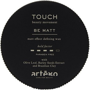Artego Touch Be Matt, wosk matujący dodaje teksturę i objętość włosom krótkim 100ml