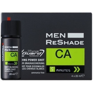 Goldwell Men ReShade - odsiwiacz do włosów dla panów 4x20ml 5CA Chłodny popielaty brąz