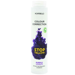 Montibello Colour Stop Yellow - neutralizujący żółte tony szampon do włosów blond, 300ml