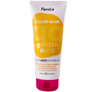 Fanola Color Mask - maska koloryzująca do włosów, różne kolory 200ml Golden Aura