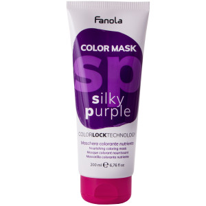 Fanola Color Mask - maska koloryzująca do włosów, różne kolory 200ml Silky Purple