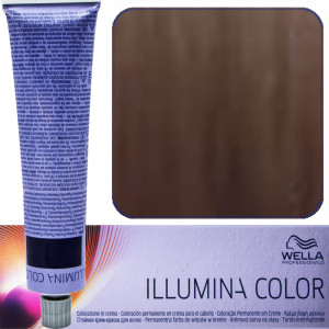 Wella Illumina Color - profesjonalna farba do włosów, 60ml 6/76 - Ciemny Blond Brązowo-Fioletow