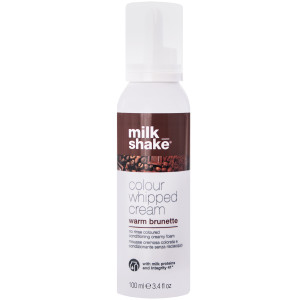 Milk Shake Color Whipped Cream Beige Blonde – pianka koloryzująca i odżywcza bez spłukiwania 100 ml Warm Brunette