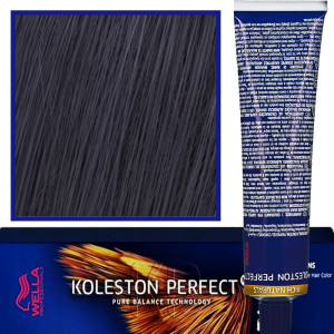 Wella Koleston Perfect Me - profesjonalna farba do koloryzacji włosów, 60ml 2/0 Naturalny Czarny
