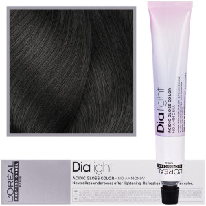 Loreal Dia Light - profesjonalna trwała farba do włosów, 50ml 4 Brąz
