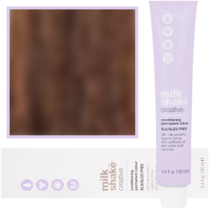 Milk Shake Creative - farba do włosów, pełna paleta kolorów, 100ml 6,431 | 6CGA || Ciemny Miedziany Złoty Popielaty Blond