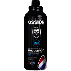 Morfose Ossion PB Salt Free Keratin Treatment Shampoo – keratynowy szampon dla mężczyzn, 1000ml