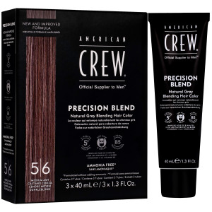 American Crew Precision Blend - odsiwiacz dla mężczyzn 3x40ml Medium ASH - średni popielaty