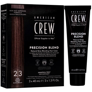 American Crew Precision Blend - odsiwiacz dla mężczyzn 3x40ml Dark - ciemny