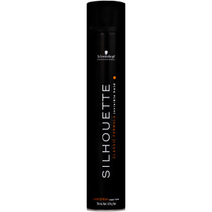 Schwarzkopf SILHOUETTE - czarny lakier bardzo mocny długotrwały efekt, 750ml